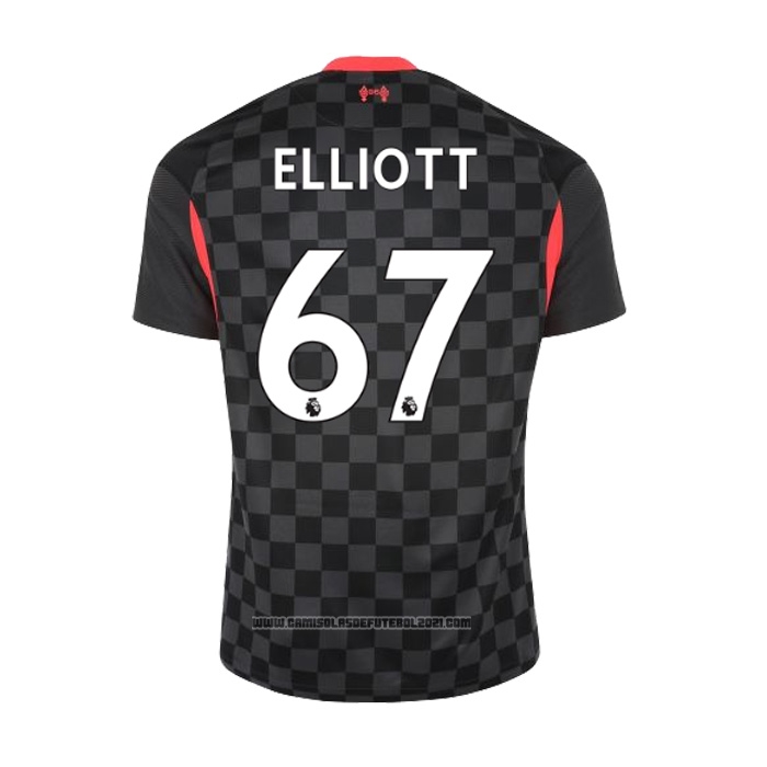 Camisola Liverpool Jogador Elliott 3º 2020-2021